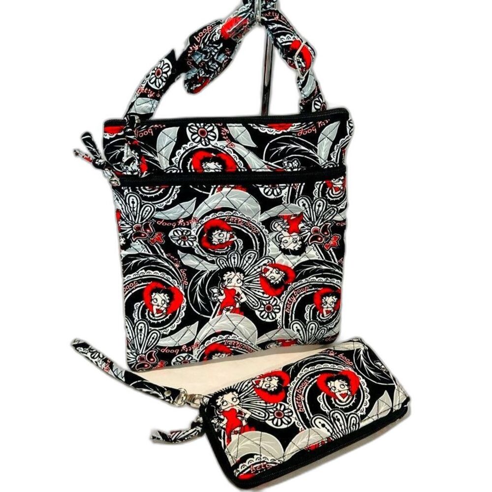 Betty boop bag & zipper wallet, new without tags
